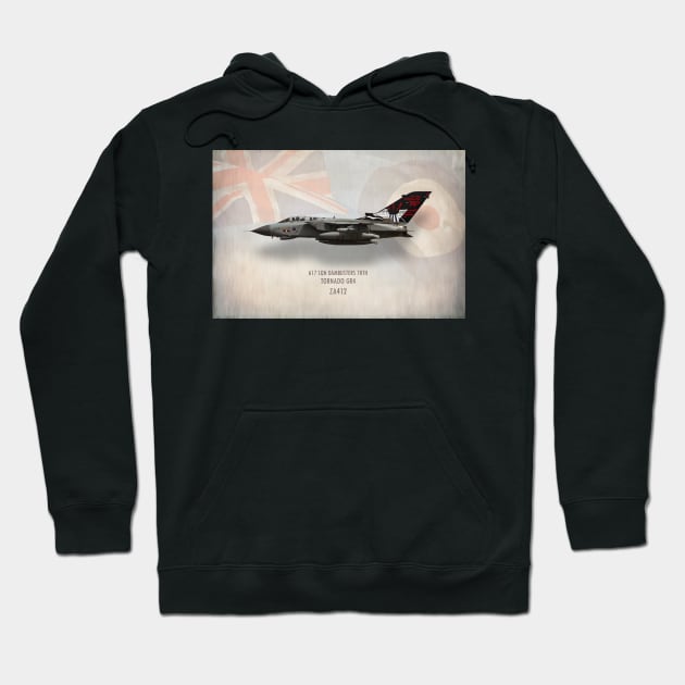 Dambusters Tornado GR4 ZA412 Hoodie by aviationart